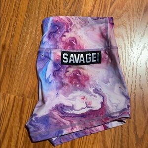 Savage Barbell Booty Shorts